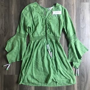 BOGO Stunning Green Pool/Beach Cover Up Dress NWT